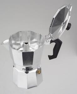 Cafetiera Espresso Floria ZLN2485, 3 cesti, 150 ml, O8 cm, aluminiu, Argintiu