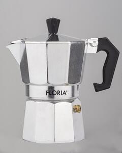 Cafetiera Espresso Floria ZLN2485, 3 cesti, 150 ml, O8 cm, aluminiu, Argintiu