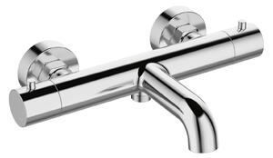 Invena Termora, baterie termostatică pentru cadă, crom, INV-BT-W1-001-V