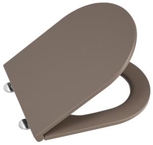 Isvea Isvea, Capac WC INFINITY, SLIM, Închidere silențioasă, Easy Take, gri taupe, 40KF0531I