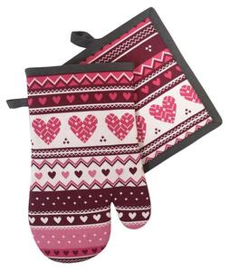 Mănușă de bucătărie și suport VALENTINES