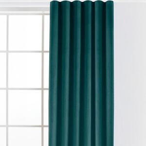 Draperie catifelată FILUMI petrol 140 x 250 cm 1 buc