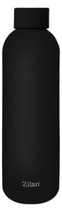 Termos Zilan ZLN9840 tip sticla sport, capacitate 500ml, interior din inox, pereti dublii, negru