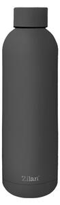 Termos Zilan ZLN9841 tip sticla sport, capacitate 500ml, interior din inox, pereti dublii, gri
