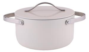Oala Zilan ZLN0866 din 5 straturi de material, 20 cm diametru, capacitate 2.7l, Otel inoxidabil, Manere nituite