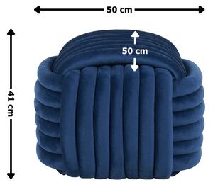 Taburet P030, Albastru