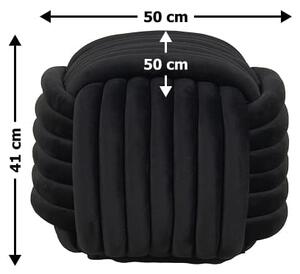 Taburet P030, Negru