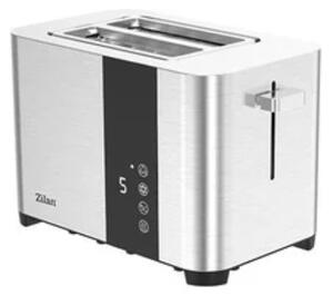 Toaster digital Zilan ZLN6334 2 felii, Inox, 3 functii, Display LED cu touch screen, Tavita pentru firimituri, 850W