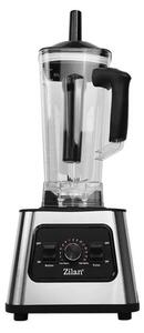 Blender inox Zilan ZLN2785, Vas din sticla 2L, 15 trepte viteza + pulse, Putere 1100W