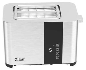 Toaster digital Zilan ZLN6334 2 felii, Inox, 3 functii, Display LED cu touch screen, Tavita pentru firimituri, 850W