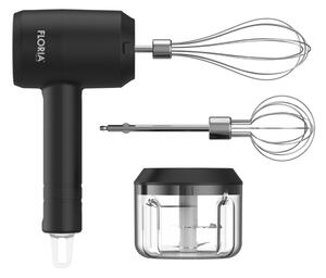 Mixer de mana 3 in 1 Floria ZLN2772 reincarcabil, Utilizare fara cablu, Baterie 800mAh, Putere 3.7V 20W