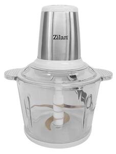 Tocator legume-fructe Zilan ZLN2733 din inox, Vas din sticla capacitate 3L, 2 trepte de viteza + pulse, Putere 500W