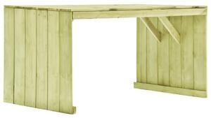 Masă de grădină, 150 x 87 x 80 cm, lemn de pin tratat