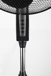 Ventilator cu picior FLORIA ZLN1181 - 40cm, 40W, 3 viteze, motor silentios, negru