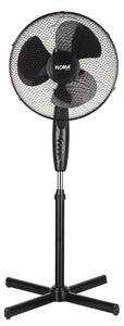 Ventilator cu picior FLORIA ZLN1181 - 40cm, 40W, 3 viteze, motor silentios, negru