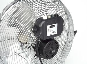 Ventilator de podea retro ZILAN ZLN2348 - 36cm, 50W, 3 viteze, inox cromat