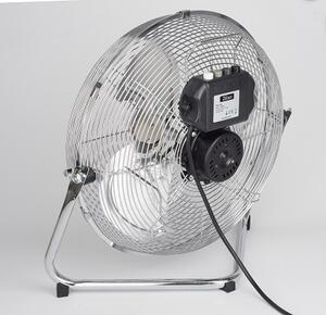 Ventilator de podea retro ZILAN ZLN2348 - 36cm, 50W, 3 viteze, inox cromat