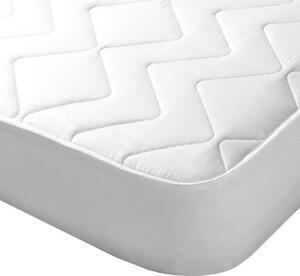 Protecţie de saltea matlasată cu aloe vera de culoare albă 90 x 200 cm