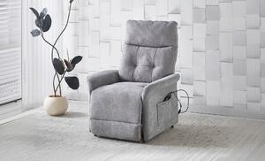 Fotoliu Rotativ cu Recliner Electric și Port Încărcare USB-C KJL6410 Gri