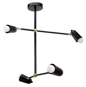 Lampa APP1708-4CP BLACK + GOLD