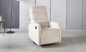Fotoliu Rotativ cu Recliner KJS5014 Bej