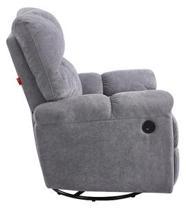 Fotoliu Rotativ cu Recliner KJL6409 Gri