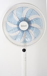 Ventilator cu picior ZILAN ZLN3765 - 60W, 9 viteze, telecomanda, 8 palete