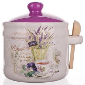 Bol din ceramică cu linguriţă Lavender, BANQUET