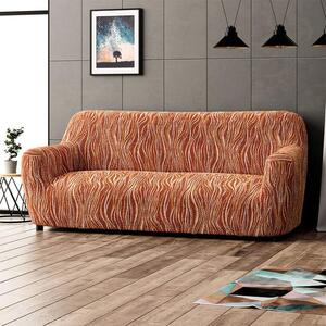 Huse bielastice UNIVERSO NOU dungi cărămizii fotoliu triplu (l. 170 - 220 cm)