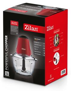 Mini tocator electric ZILAN ZLN5619 - 200W, vas sticla 1L, rosu