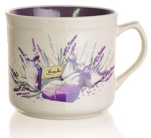 Banquet Ceaşcă din ceramică BIG LAVENDER 630 ml