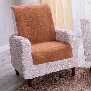 Cuverturi SHERPA culoarea alunei fotoliu