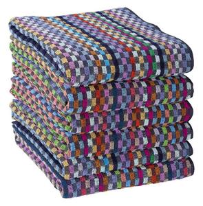 Set prosoape de lucru CAROURI 50 x 90 cm 6 buc