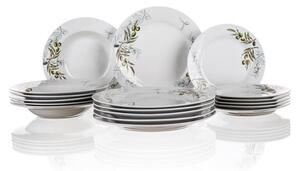 Banquet set farfurii din porţelan OLIVES 18 buc