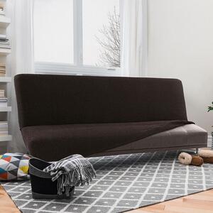 Huse care se întind foarte bine NIAGARA ciocolatei 2fotoliu cu manere de lemn (l. 130 - 160 cm)