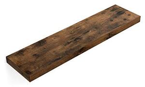 Raft plutitor montabil pe perete, maro rustic 80x20x3cm