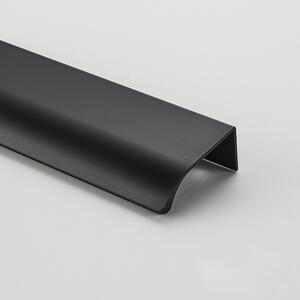 Maner metalic pentru mobilier, model Attis, Lungime totala = 50 | 120 | 200 | 300 | 400 | 1200 mm, finisaj negru mat