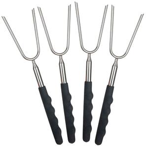 Furculiţe telescopice pentru grătar, set 4 buc