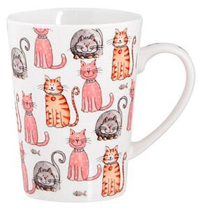 Cană ceramică mare PISICI, 460 ml