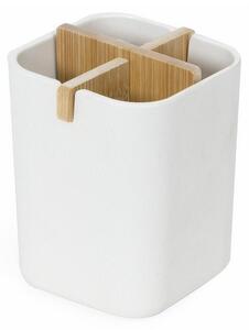 Organizator Compactor Ecologic 8,4 x 7,8 x 10,5 cm, alb