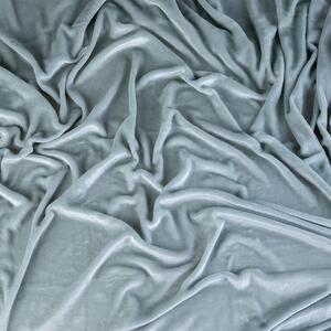 Cearceaf cu elastic din micropluş, gri 90 x 200 cm