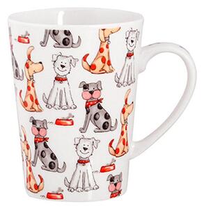Cană ceramică mare CÂINI, 460 ml