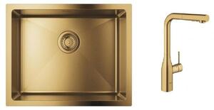Set baterie bucătărie Grohe Essence 30270GN0, chiuveta din otel Grohe K700 31574GN1