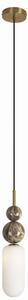 MaxLight Nova lampă suspendată 1x7 W alb-auriu P0642