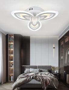 Lustra LED cu Telecomanda, 3 Tipuri de Lumina, Intensitate Reglabila, 60W, Alb