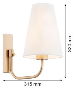 Lampă de perete SAFIANO 1xE27/15W/230V auriu Argon 8312