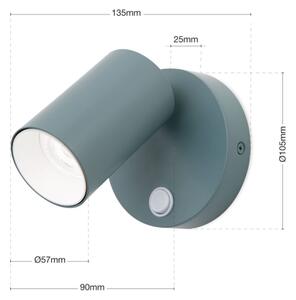 Orion - Aplică spot de perete PENN 1xGU10/13W/230V gri