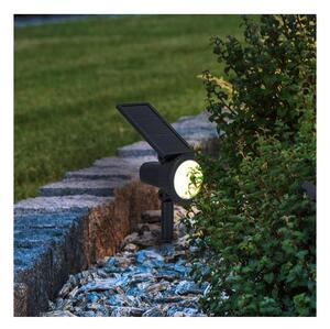 Eglo 901069 - Lampă solară SAMBUCO LED RGBW reglabilă, 3W/4,5V, IP44, neagră, cu telecomandă