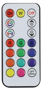 Eglo 901069 - Lampă solară SAMBUCO LED RGBW reglabilă, 3W/4,5V, IP44, neagră, cu telecomandă