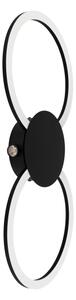 Eglo 902124 - Aplică de perete VENTICELLO, LED/20W/230V + LED/0,91W, neagră